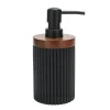 Distributeur a savon noir /bois
