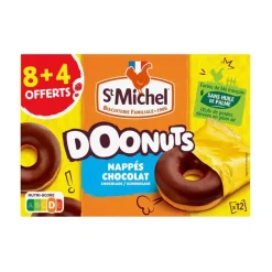 Donuts nappes 8+4 offerts 360g