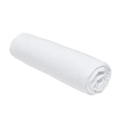 Drap housse 180x200 jersey blanc
