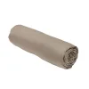 Drap housse 180x200 jersey taupe