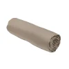 Drap housse 90x190 jersey taupe