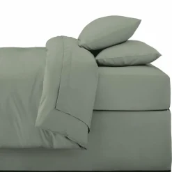 Drap housse 140x190cm sauge