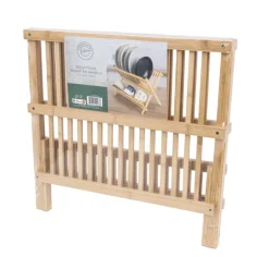 Egouttoire pliant en bambou