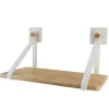 Etagere bambou + lanieres blanc