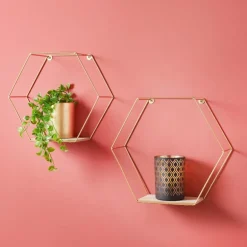 Etagere hexagonale x2 or