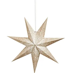 Etoile en papier avec paillette