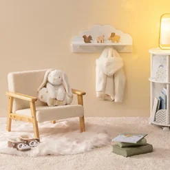 Fauteuil enfant creme