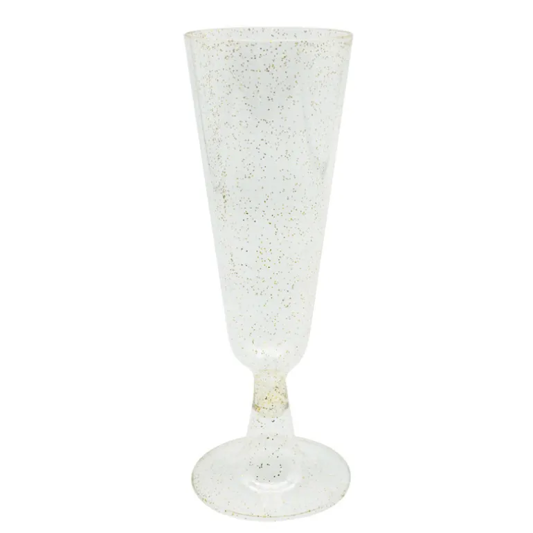 Flute a champagne avec pailettes
