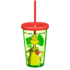 Gobelet paille grinch
