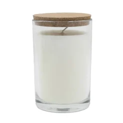 Grande bougie lin couvercle