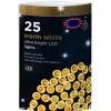 Guirlande 25 led a piles blanc c