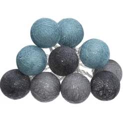 Guirlande led 10 boules d6cm