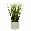 Herbe artifcielle pot gris