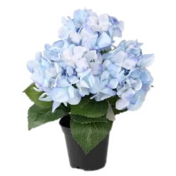 Hortensia artificiel en pot