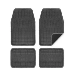 Jeu de 4 tapis reversible moquet