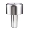 Lampe champignon chrome
