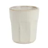 Latte mug reactive stoneware