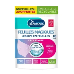 Lessive en feuilles x80