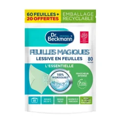 Lessive en feuilles x80