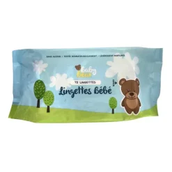 Lingettes bebe parfumees x72