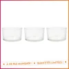 Lot de 3 coupelles en verre