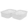 Lot de 2 mini paniers 20x15x6cm