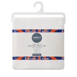 Lot de 2 proteges oreiller 50x70
