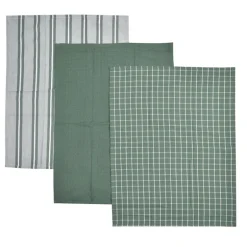 Lot x3 torchons mix matieres 50x