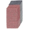 Lot x10 torchons petits carreaux