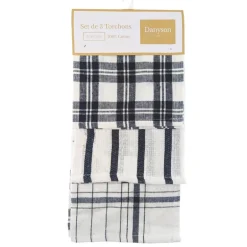 Lot x3 torchons vaisselle ass 6