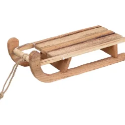 Luge en bois avec led