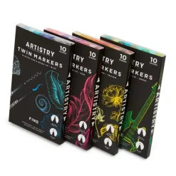 Marqueurs double pointes x10