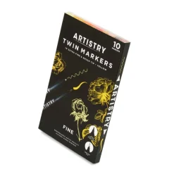 Marqueurs double pointes x10