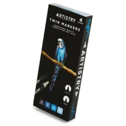 Marqueurs double pointes x4