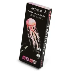 Marqueurs double pointes x4