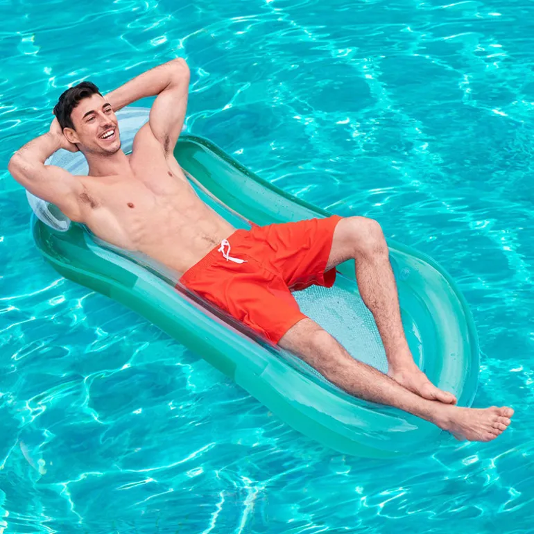 Matelas gonflable avec fond file