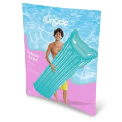 Matelas gonflable bleu