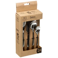 Menagere 24pcs inox deka