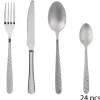 Menagere 24pcs inox flora