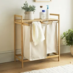 Meuble 2 bacs a linge