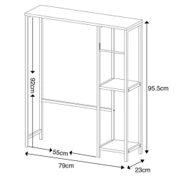 Meuble dessus wc blanc