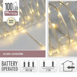 Microled 100 led a pile blanc ch