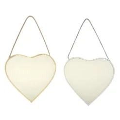 Miroir coeur a suspendre