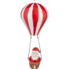 Montgolfiere avec pere noel a su