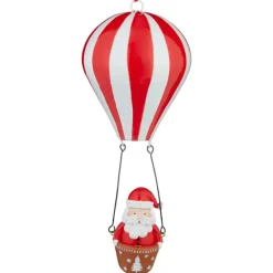 Montgolfiere avec pere noel a su