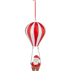 Montgolfiere avec pere noel a su