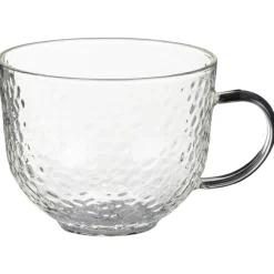 Mug en verre martele
