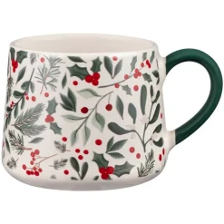 Mug fleuri noel 350ml