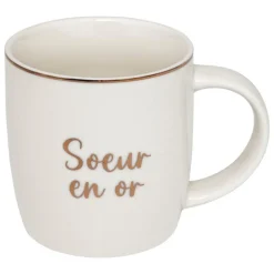 Mug m famille en or 34cl