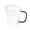 Mug strie transparent hanse jaun